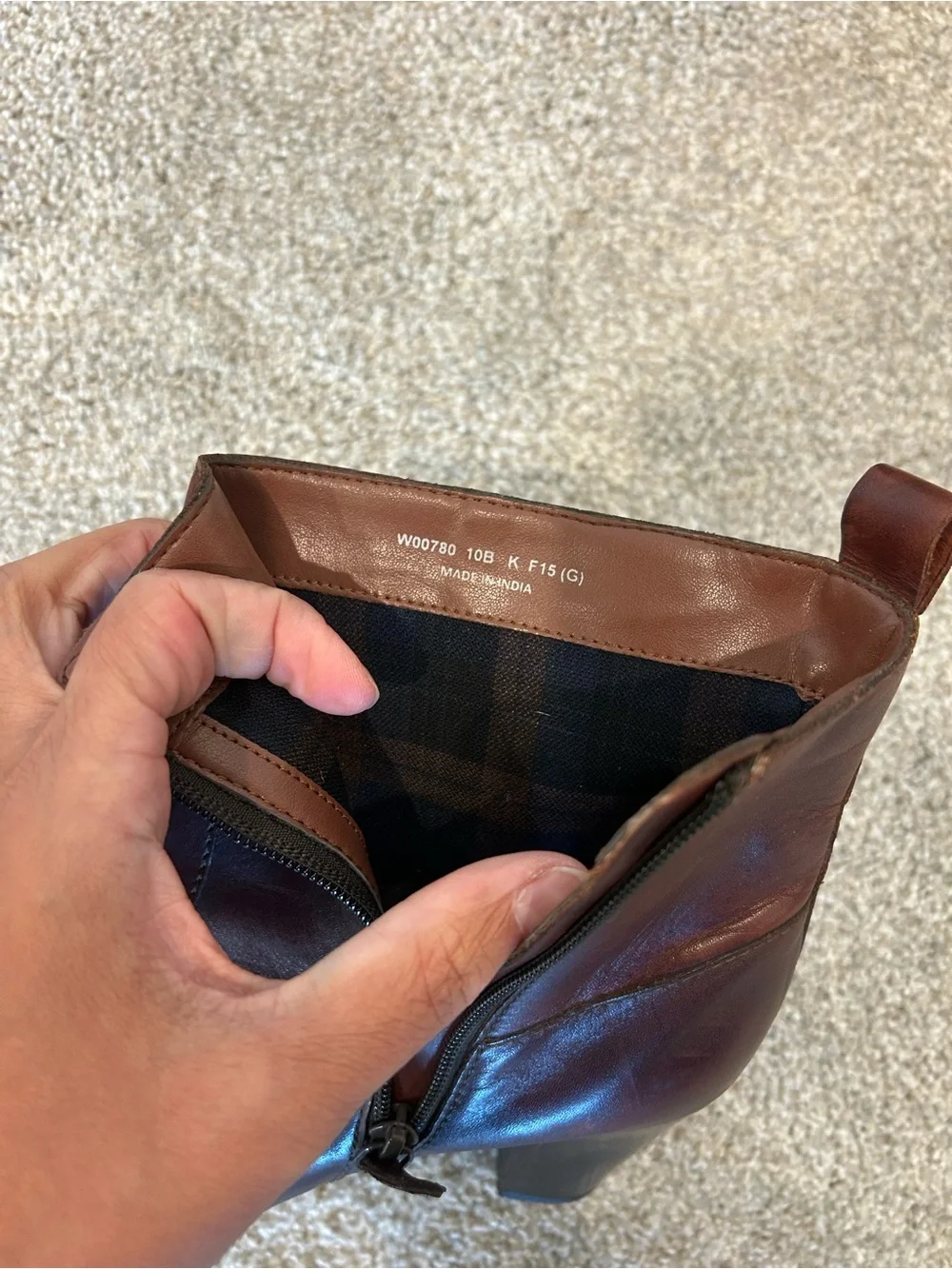 Cole Haan wear rounded leather